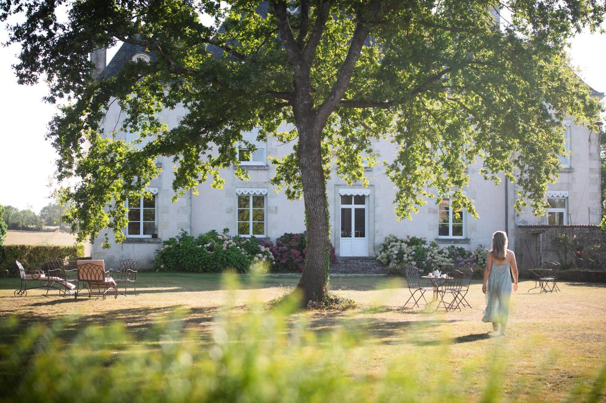 Bed and Breakfast Domaine De La Briouse Sanxay Екстер'єр фото